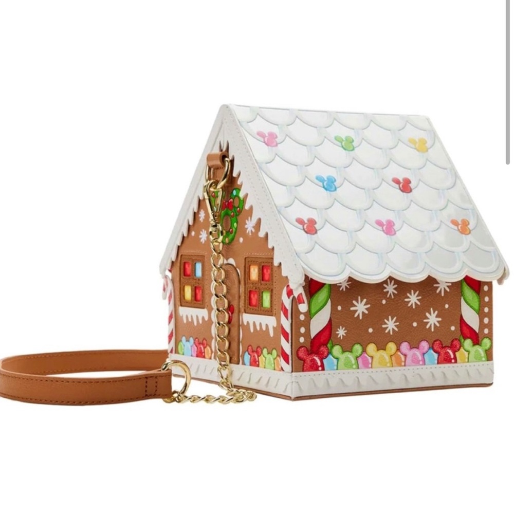 Loungefly Disney Gingerbread House Bag